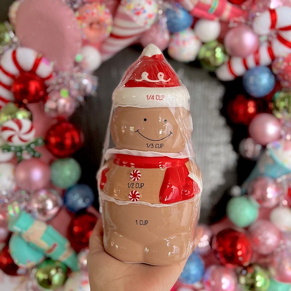 ✨NEW🎅Target Bullseye Playground 2024 Gingerbread Man Measuring Cups🍪 - Picture 1 of 10